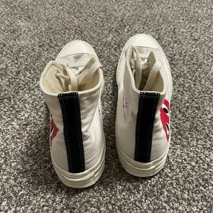 CONVERSE X COMME DES GARCONS PLAY ALL STAR CHUCK '70 HI - WHITE